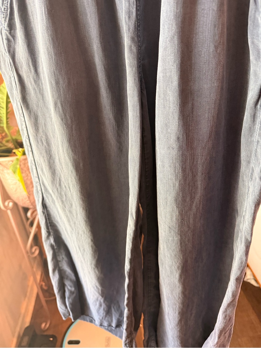 MOTHER The Bingo Fray Cropped Wide Leg Pants Medium - Picture 12 of 16